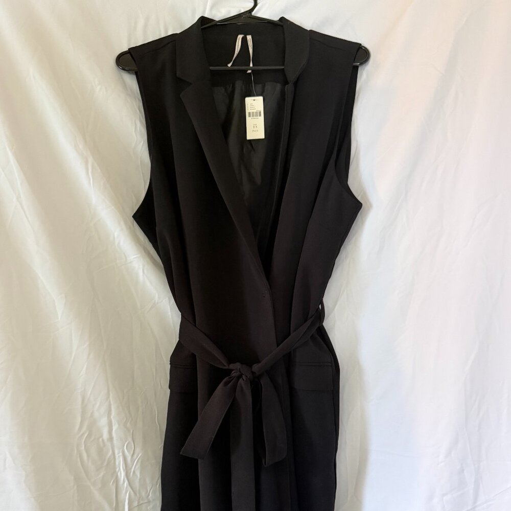 Anthropologie Sleeveless Vest Wrap Mini Dress – Plus 2X (NWT)